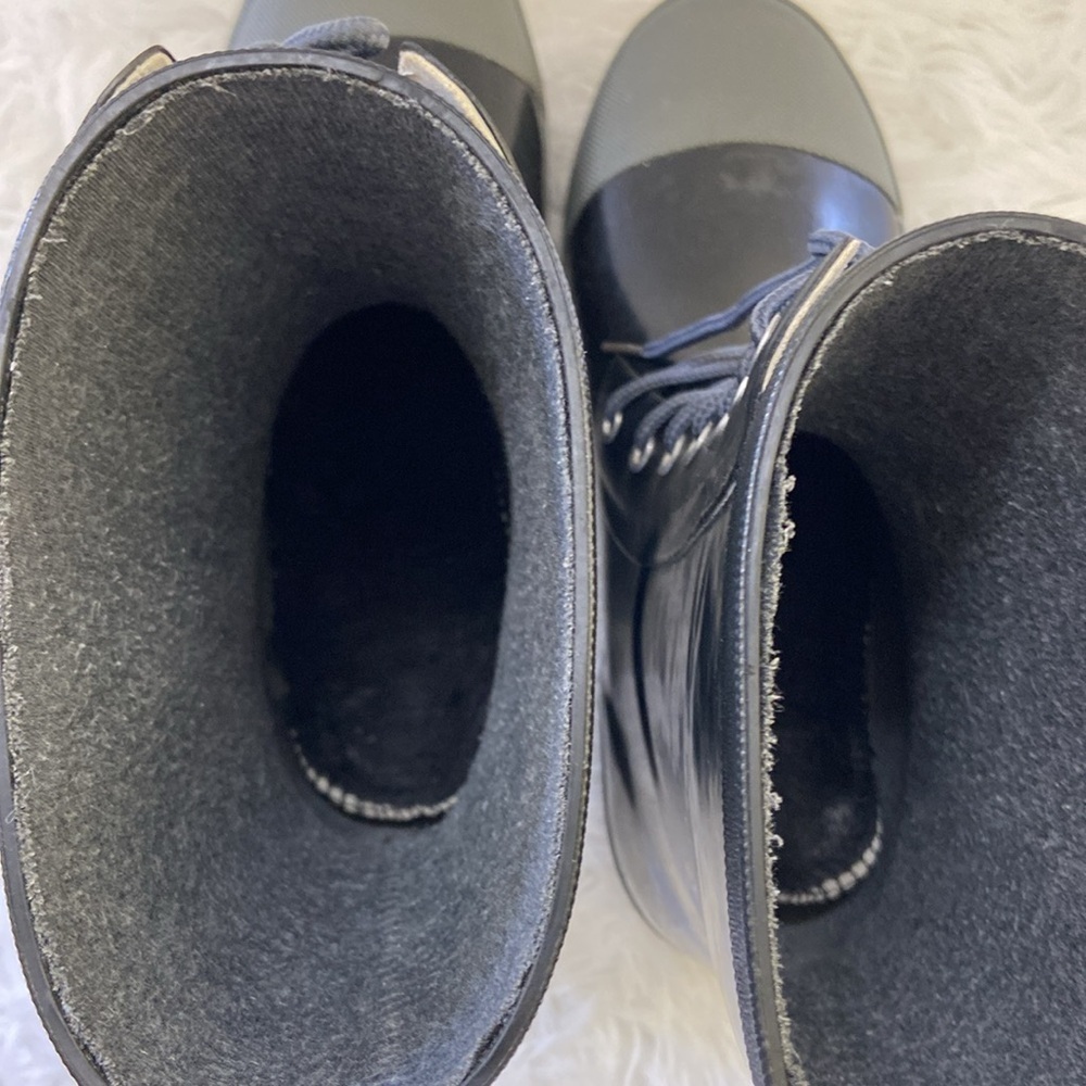 Electric Karma, Women’s,Black And Grey Rain Boots.Size-7 - Picture 8 of 10